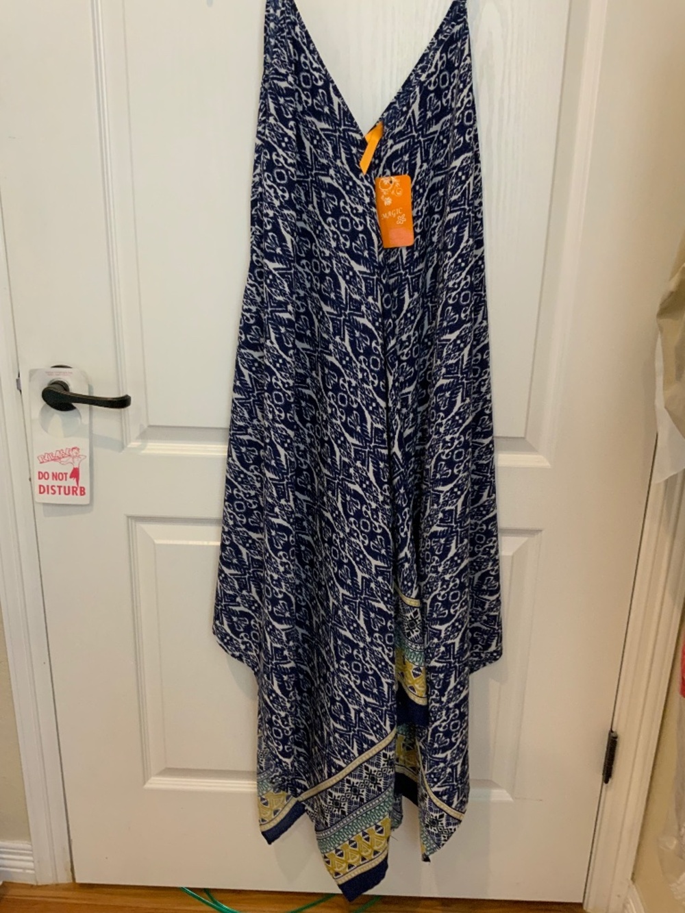 Beat Summer Heat & Humidity Spaghetti Strap 1X India Cotton Loose Fitting Dress